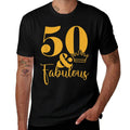 50 And Fabulous 50th Birthday Party Crown  Odor-resistant T-Shirt