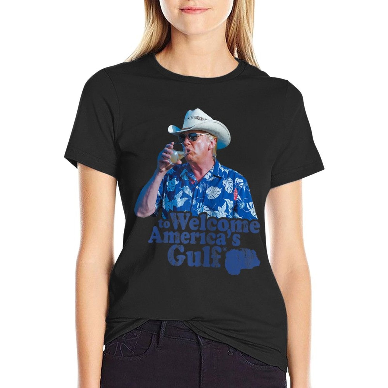 Welcome To America's Gulf Gulf of The United States Raglan Baseball  Moisture-wicking T-Shirt