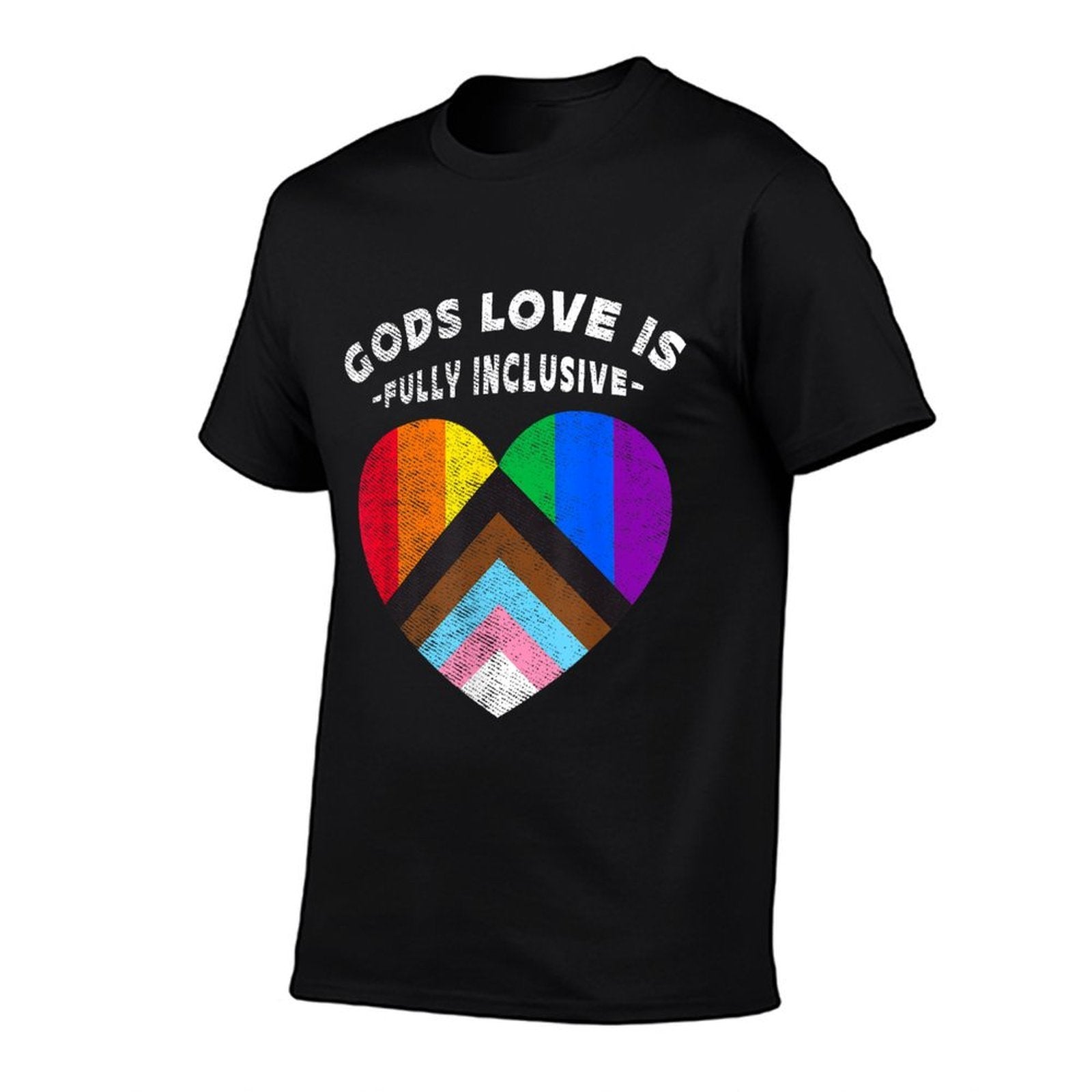 Gods Love Is Fully Inclusive Christian Gay Lesbian LGBT  Polyester Blend T-Shirt