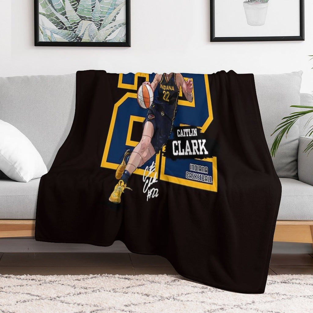 Caitlin Clark 22 Quick-dry Throw Blanket