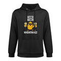 Beer Time Madafakas Funny Meme Duck With Beer Chicken Gifts Cotton-Polyester Blend Hoodie