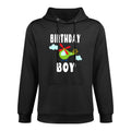 Kids Helicopter Birthday Party - Six Year Old - 6 On Tail Moisture-Wicking Hoodie