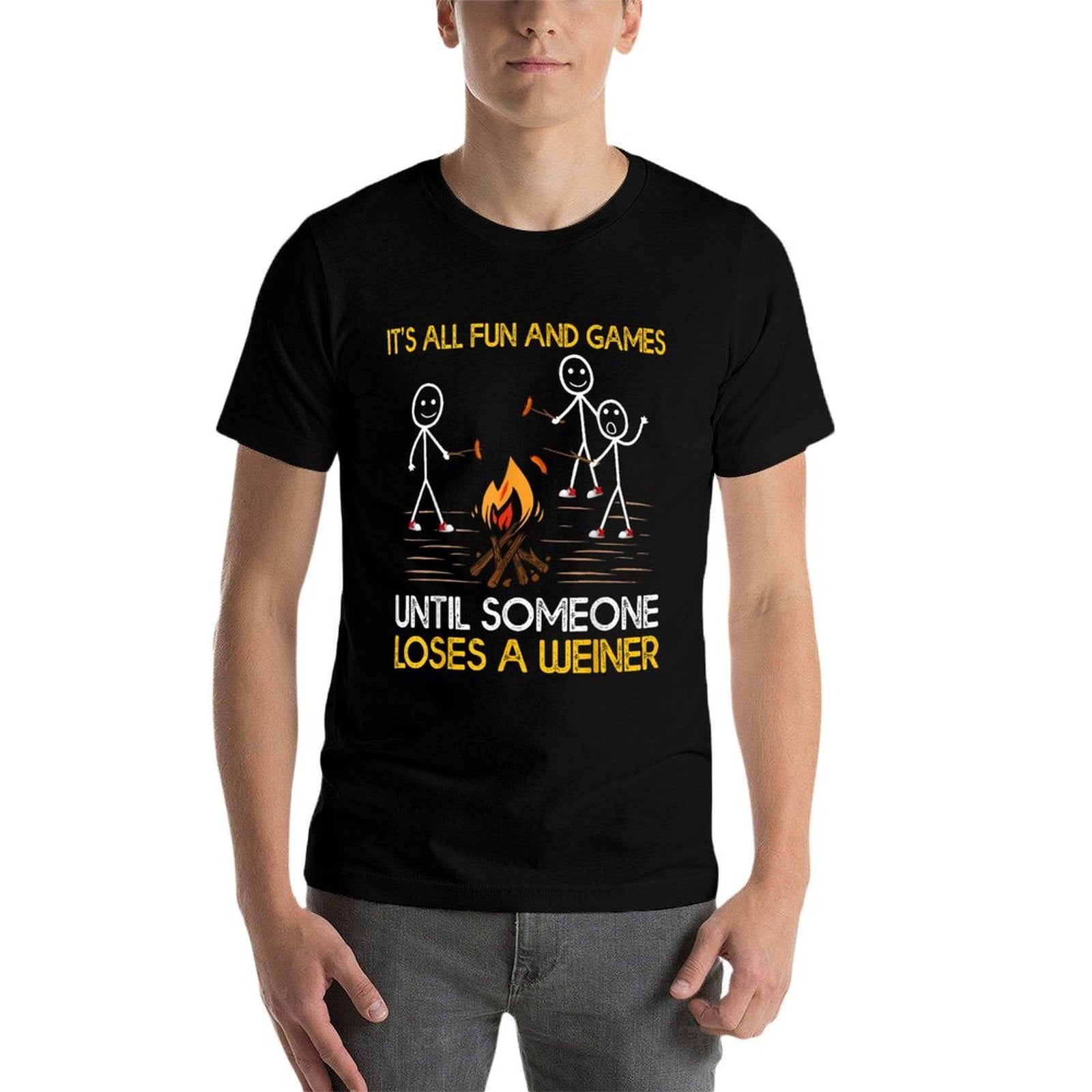 Funny Its All Fun And Games Until Someone Loses A Weiner  Breathable T-Shirt
