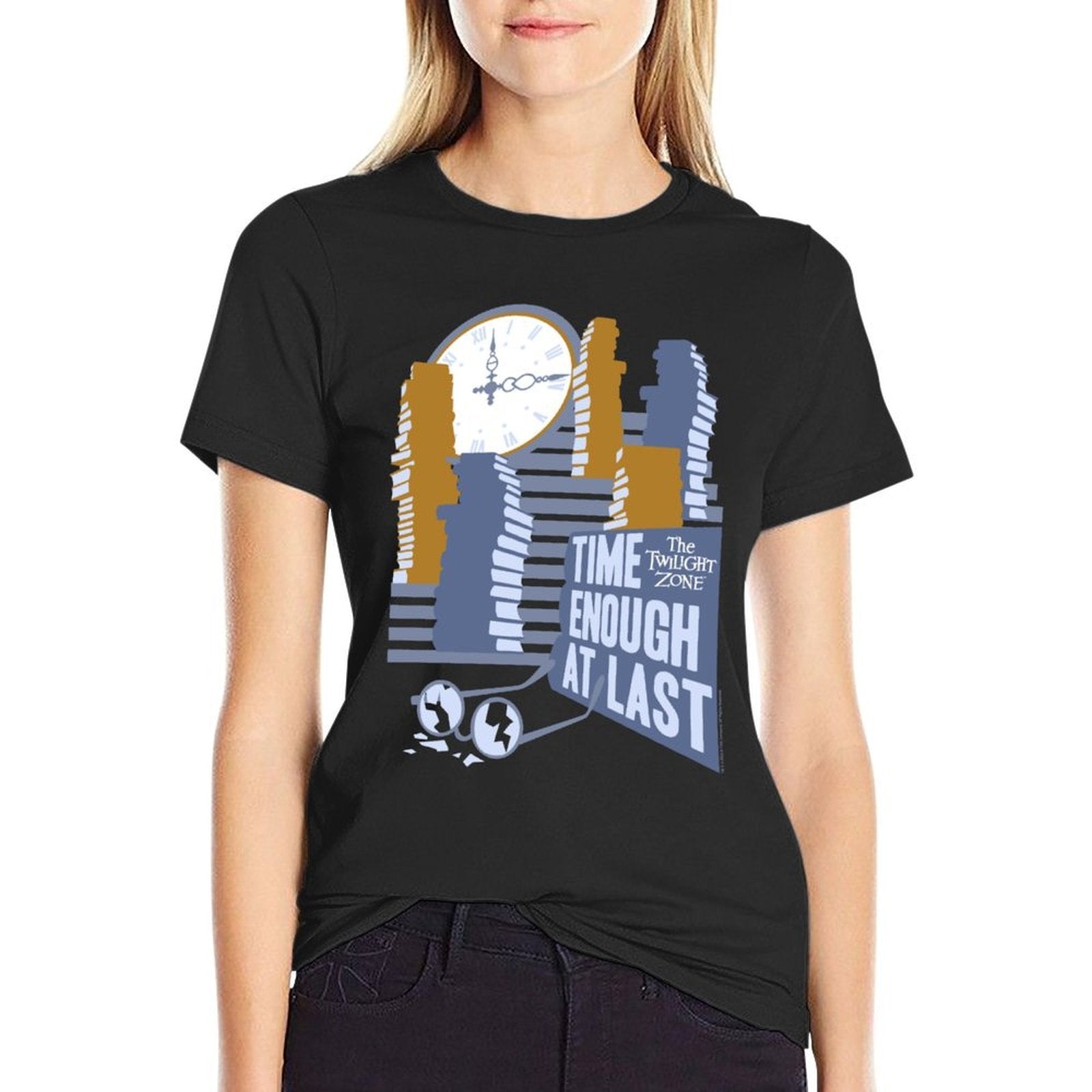 The Twilight Zone Time Enough At Last  Summer-ready Fabric T-Shirt