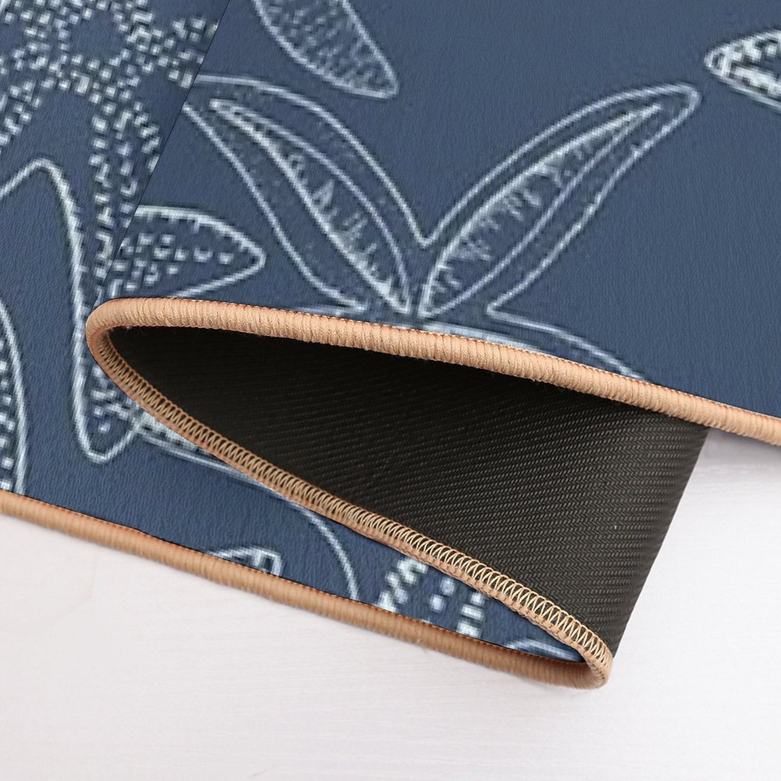 Starfish Pattern Dark Side  Versatile Bath Mat