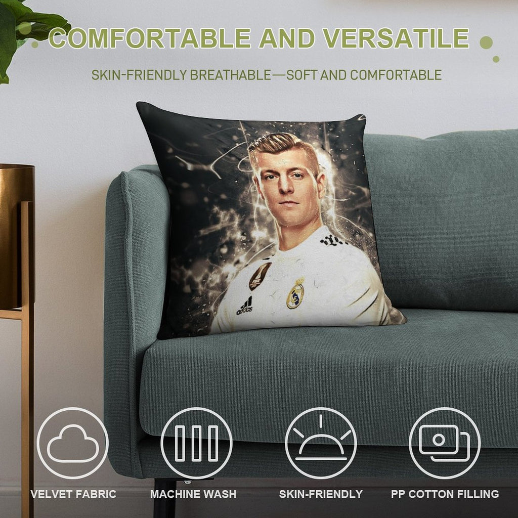 Toni Kroos 3#240922 Soft Warmth Comfort Throw Pillow