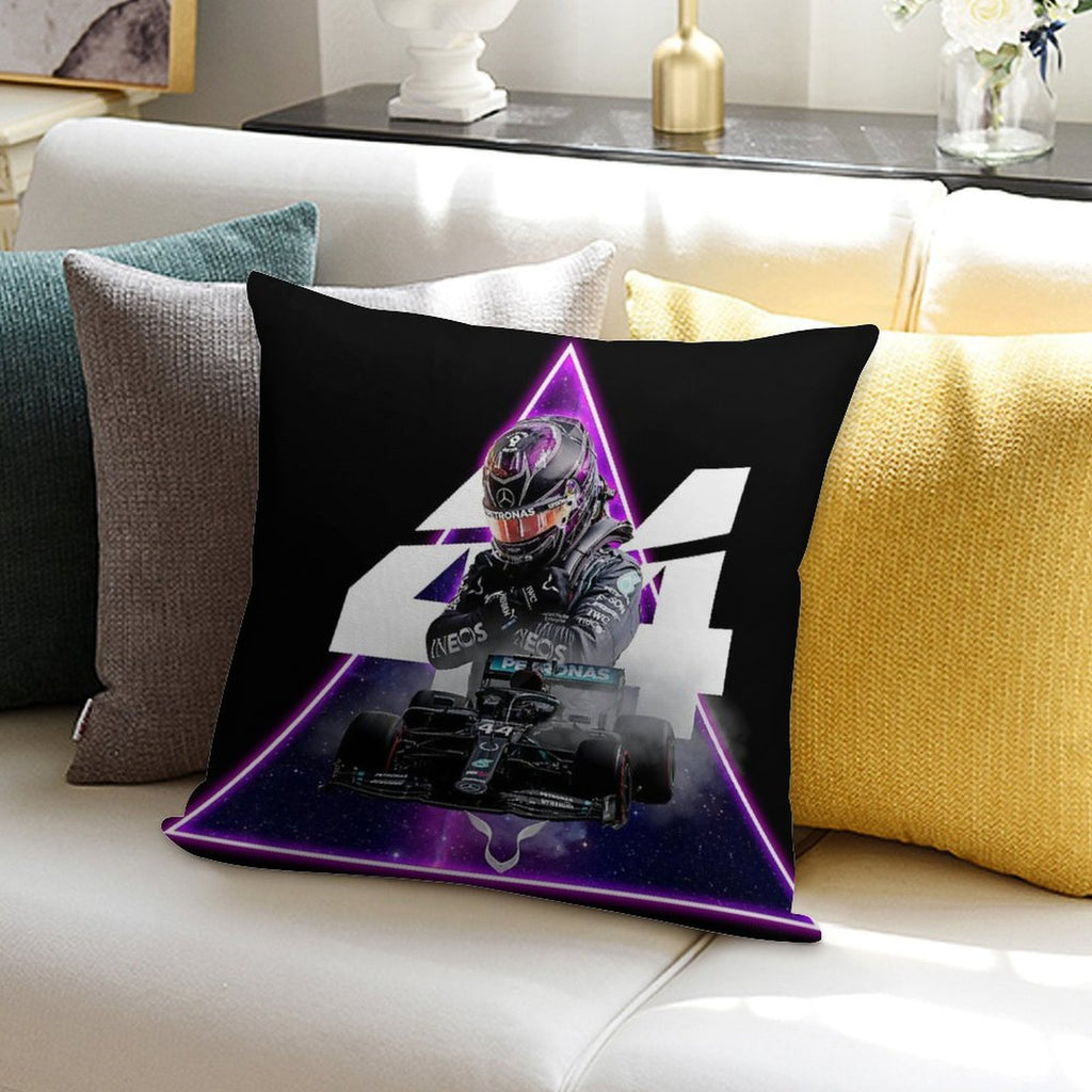 Lewis Hamilton F1 Mercedes Champion 2020 Soft Fade-Resistant Throw Pillow