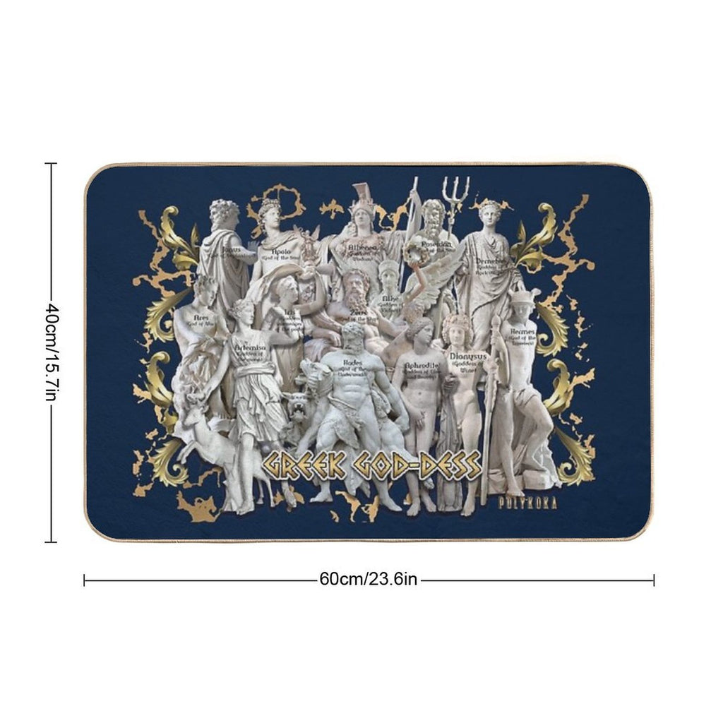 Greek God-Dess  Long-Lasting Bath Mat