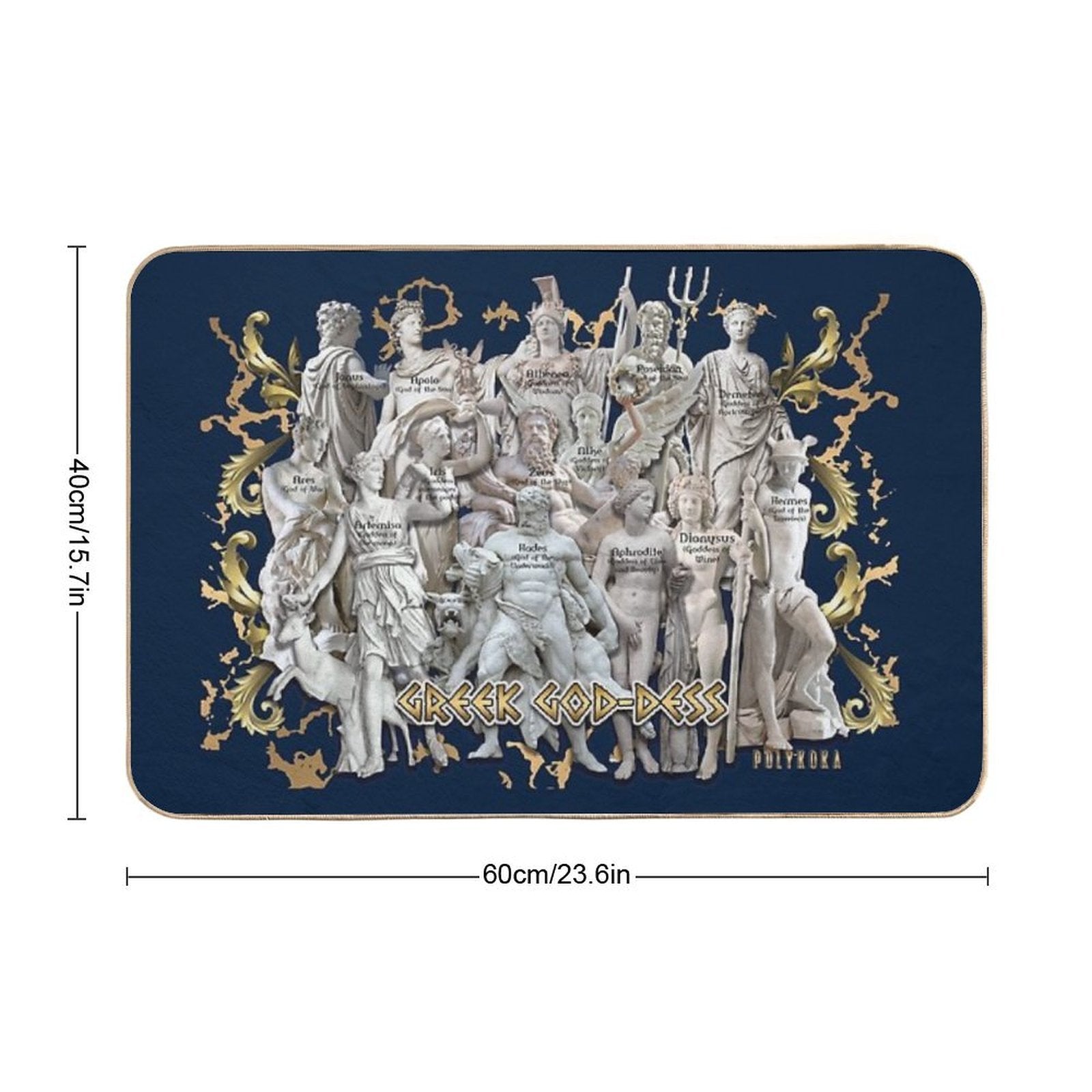 Greek God-Dess  Long-Lasting Bath Mat