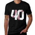 40th Birthday T 1985 Baseball 40 Years Old  High-quality Stitching T-Shirt