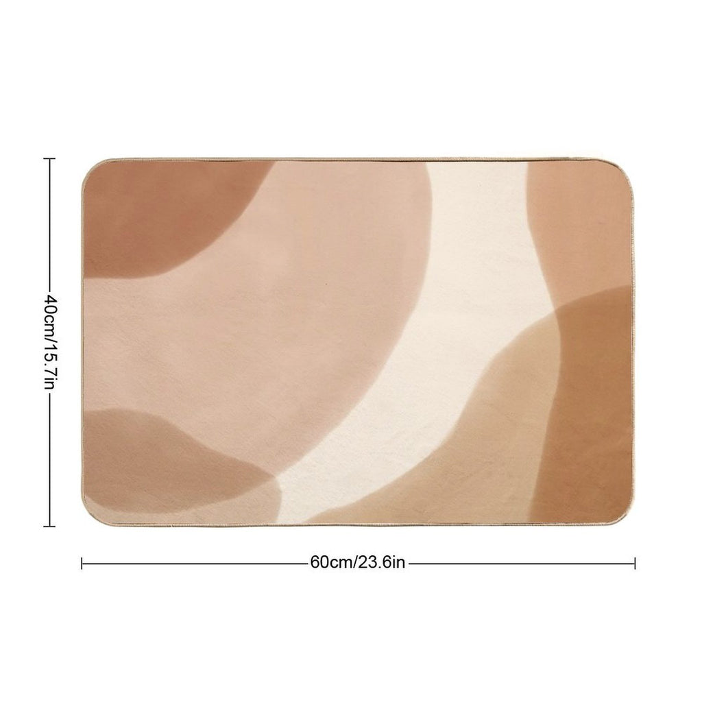 Earth Shapes  Easy Maintenance Bath Mat