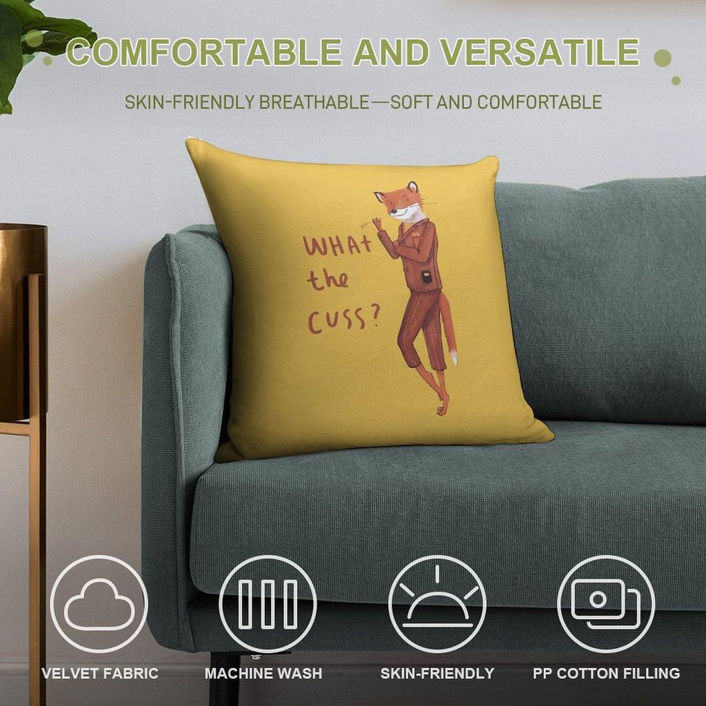 Fantastic Mr Fox Soft Style Accent Throw Pillow