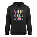 Dad Of The Birthday Girl Bubble Boba Tea Party Family Durable Construction Hoodie