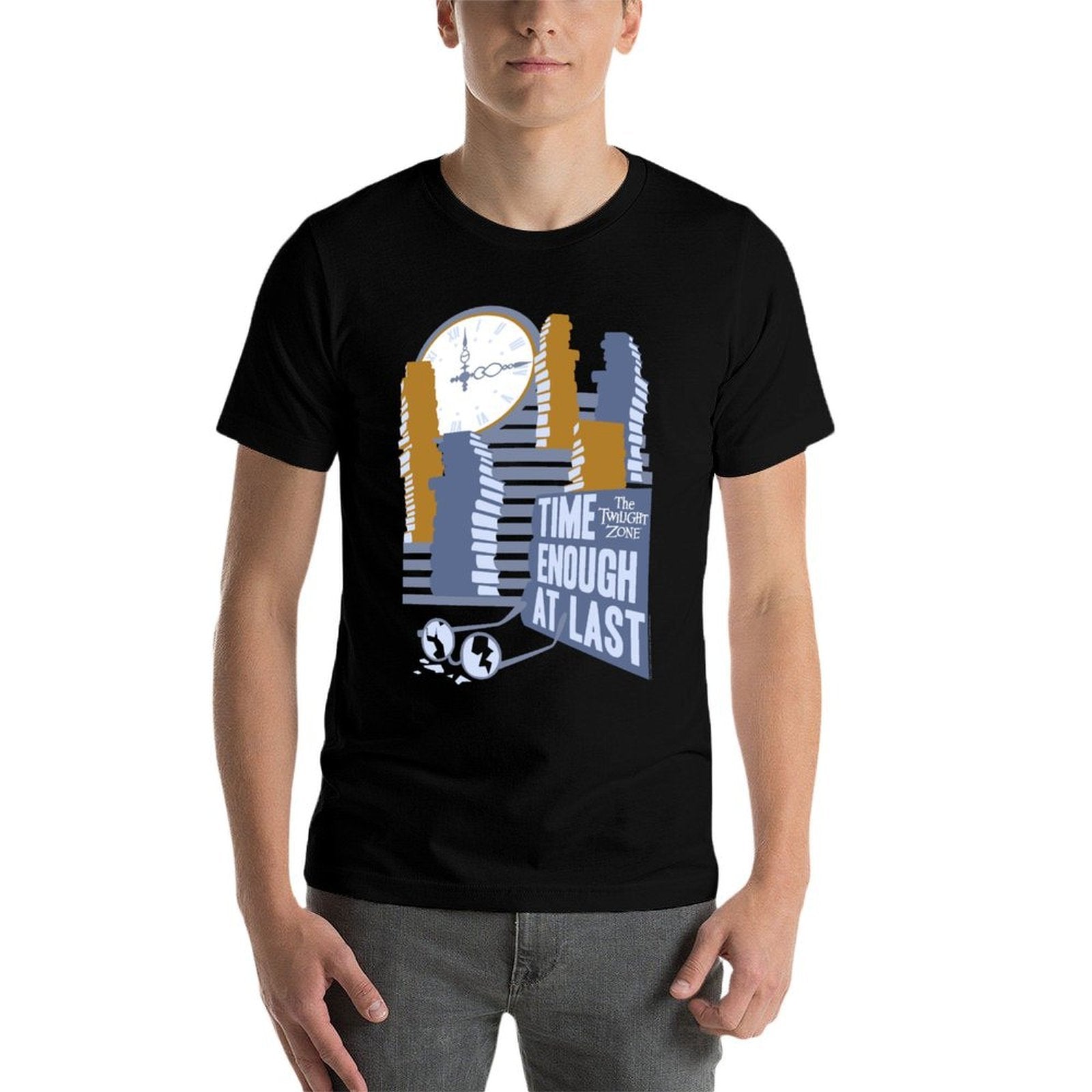 The Twilight Zone Time Enough At Last  Summer-ready Fabric T-Shirt