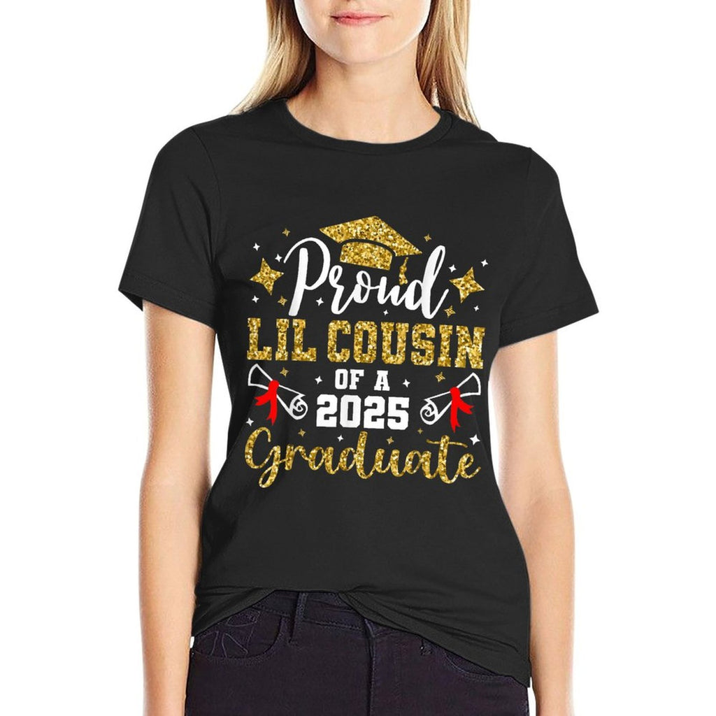 Proud Lil Cousin of A 2025 Graduate Class Senior Graduation  Lightweight T-Shirt