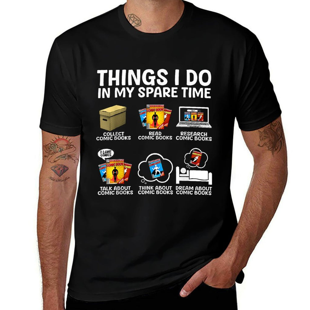 Best Comic Book Design For Men Women Comic Book Collectors  Wrinkle-resistant T-Shirt