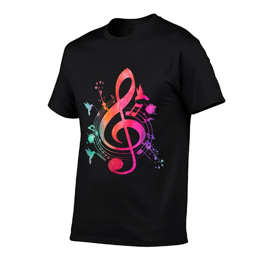 Musical Instrument Treble Clef Bird Music  Quick-drying T-Shirt