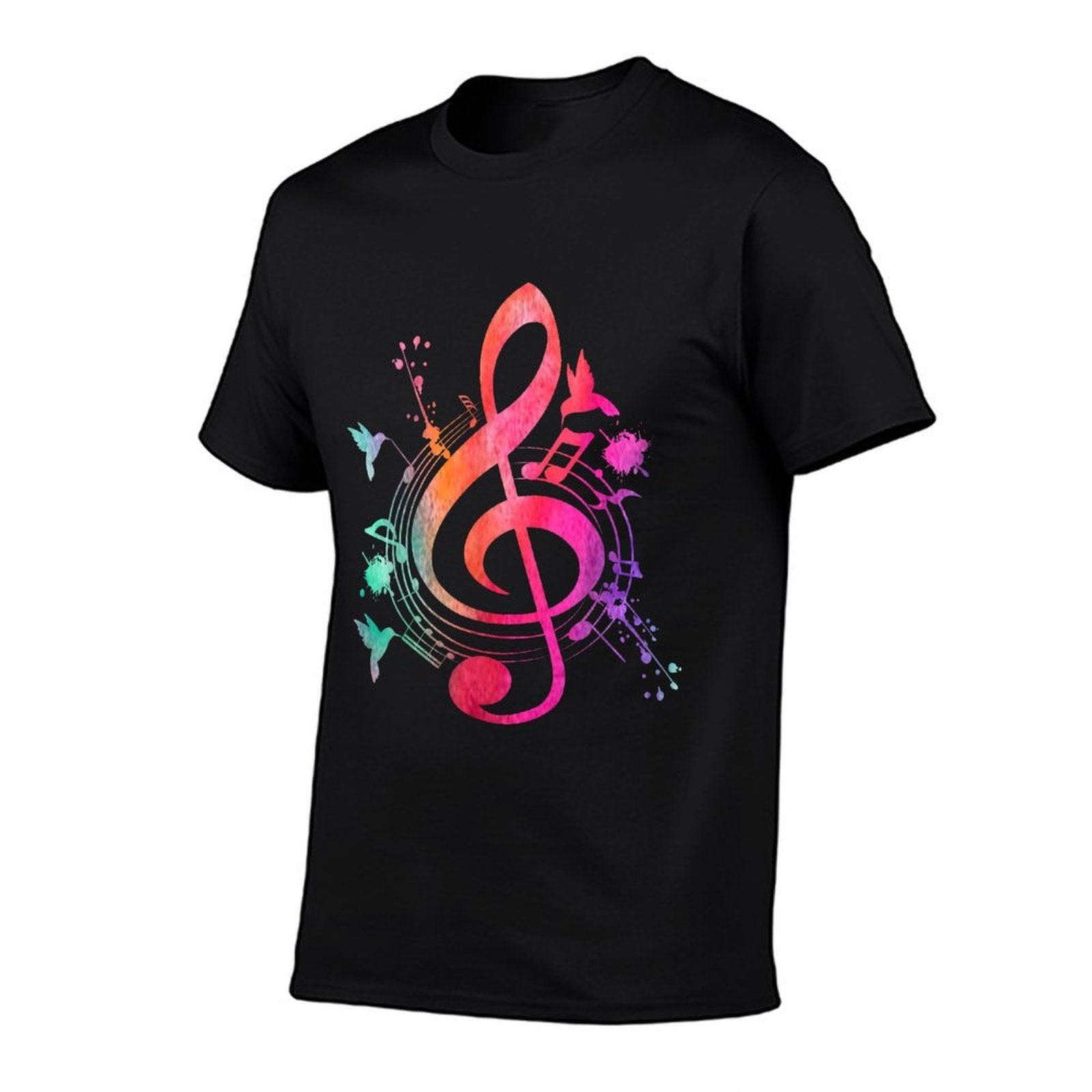 Musical Instrument Treble Clef Bird Music  Quick-drying T-Shirt