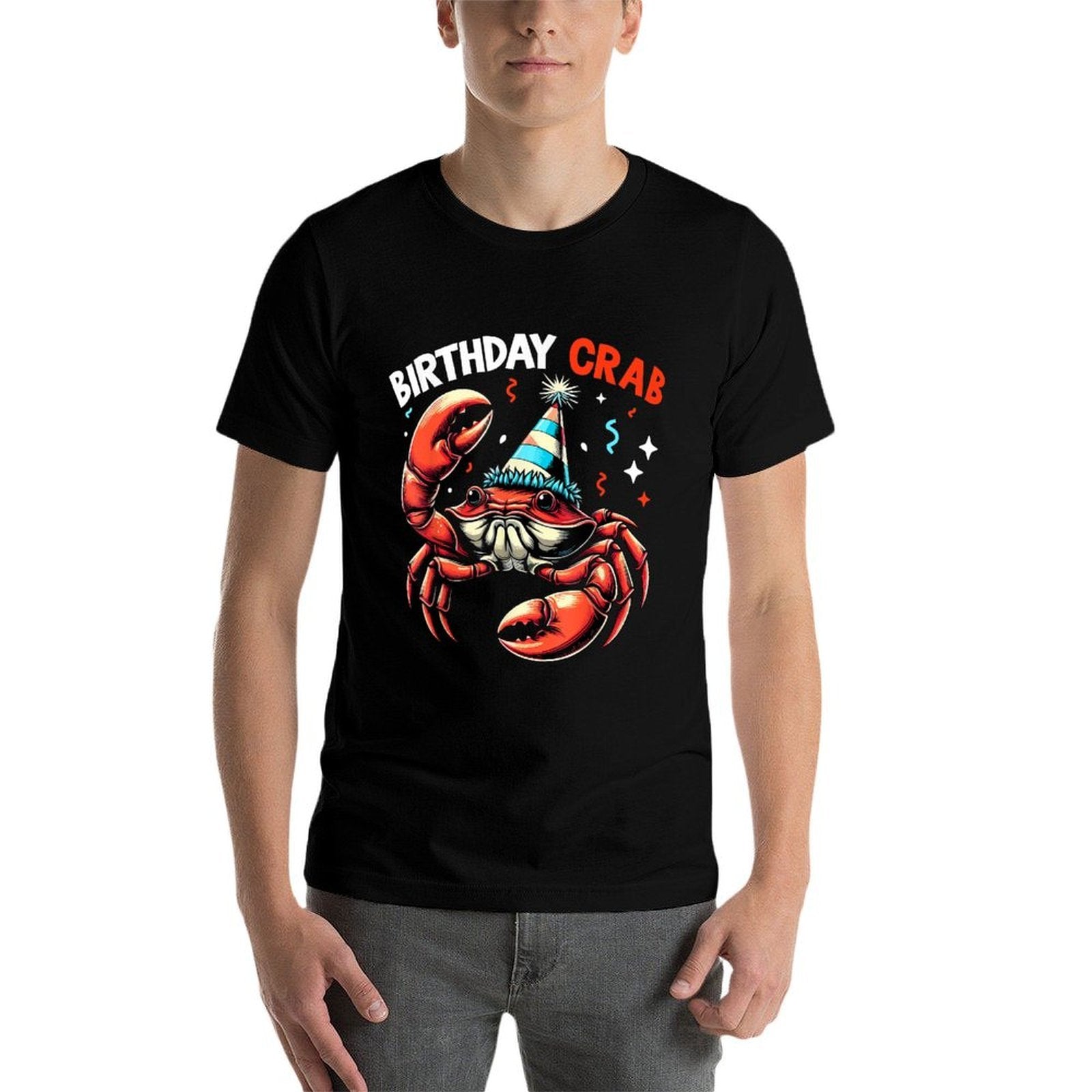 Birthday Crab - Crustacean Animal Lover Beach Seafood  Soft T-Shirt