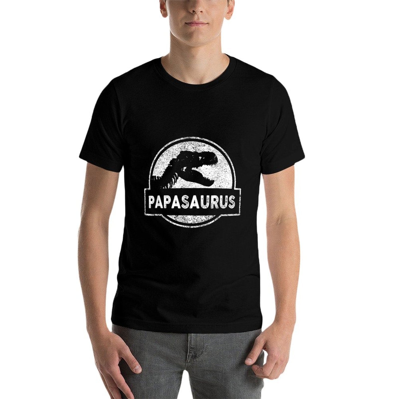 Jurassic Papasaurus Rex Dinosaur for Dad, Papa, Father,  Graphic-printed T-Shirt