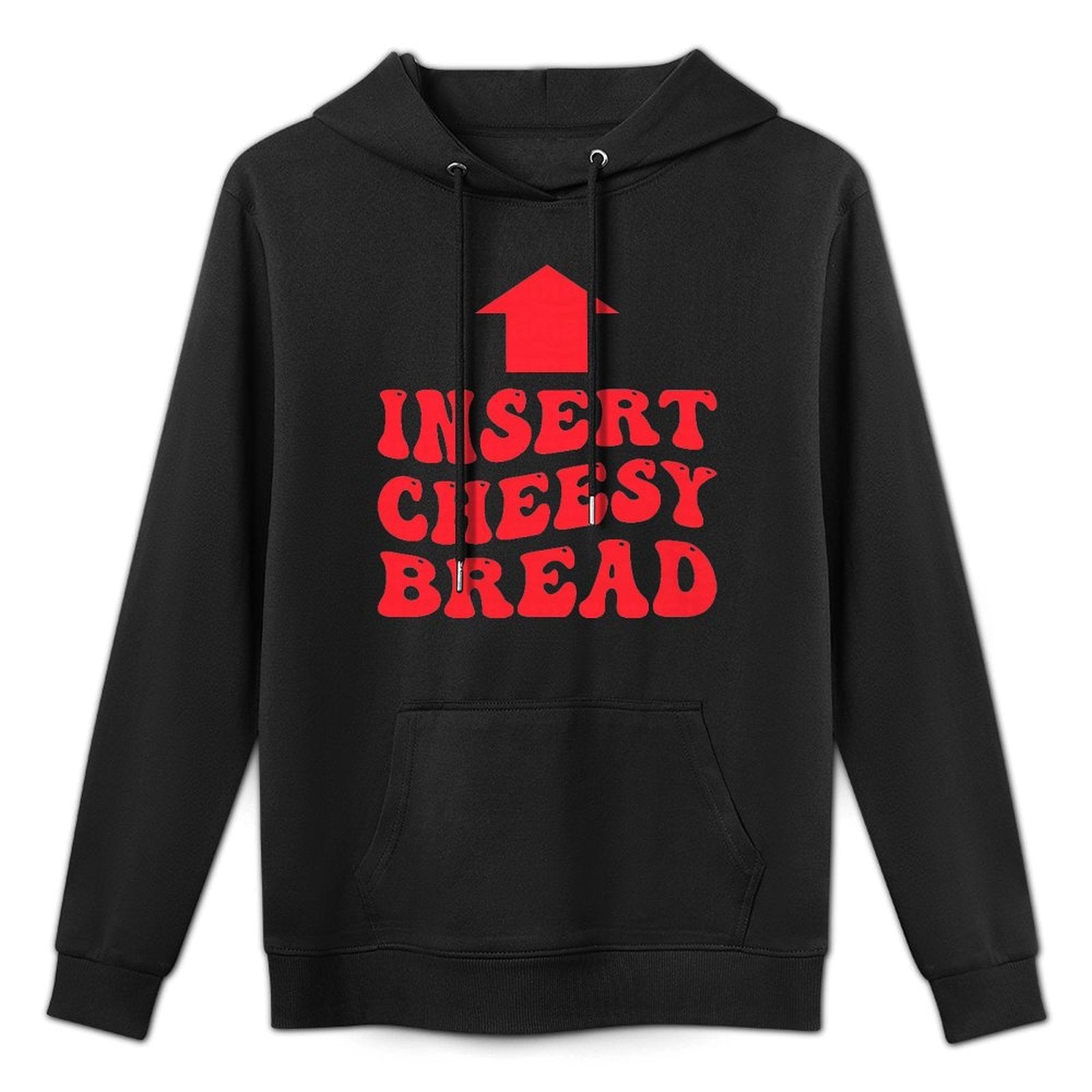 Insert Cheesy Bread Meme Moisture-Wicking Hoodie