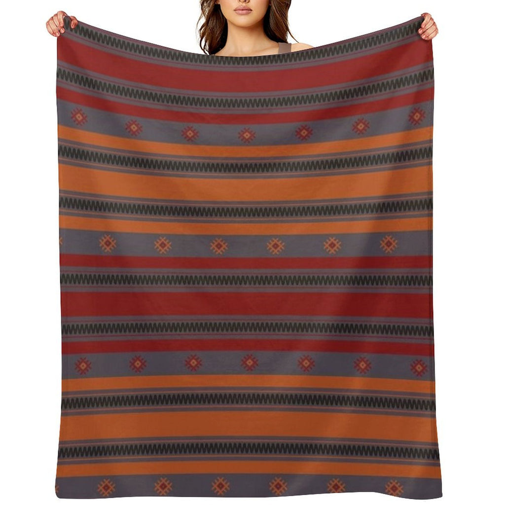 Oriental Kilim Rug 3 Quick-dry Throw Blanket