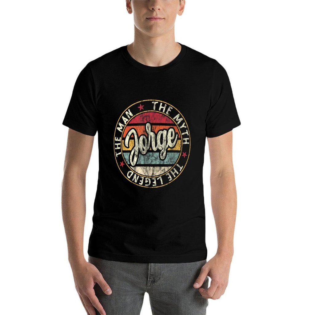 Mens Jorge The Man The Myth The Legend First Name Jorge  Eco-friendly Material T-Shirt