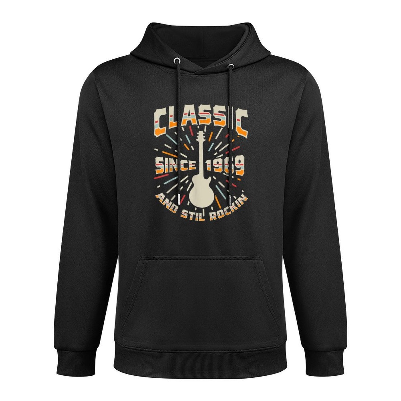Classic Since 1969 - 50th Birthday Vintage Guitarist Gift Pilling-Resistant Hoodie