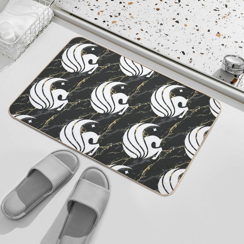 Ucf Knights Marble  Pet-Safe Bath Mat