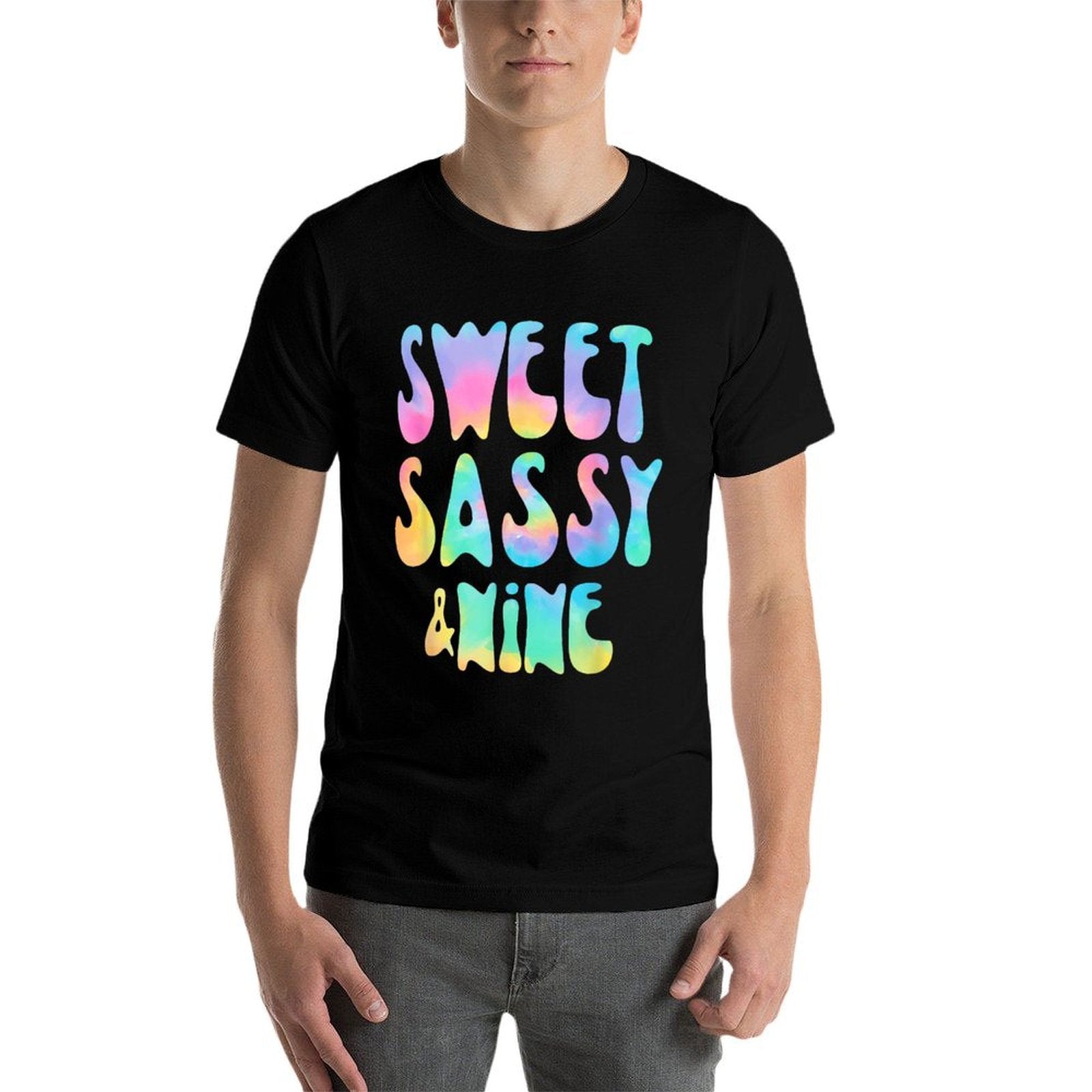 Sweet Sassy & Nine Tie Dye 9 Year Old 9th Birthday Girl Comfortable T-Shirt