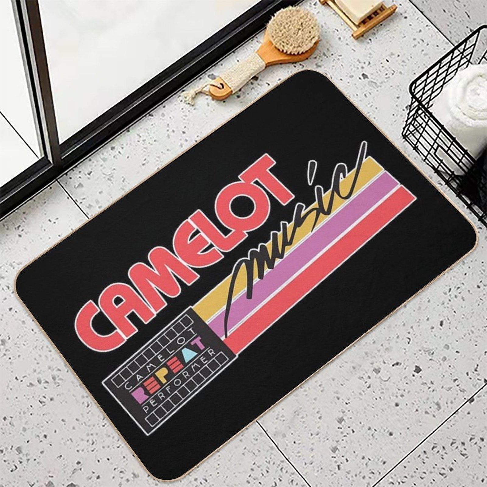 Camelot Music  Fade-Resistant Bath Mat