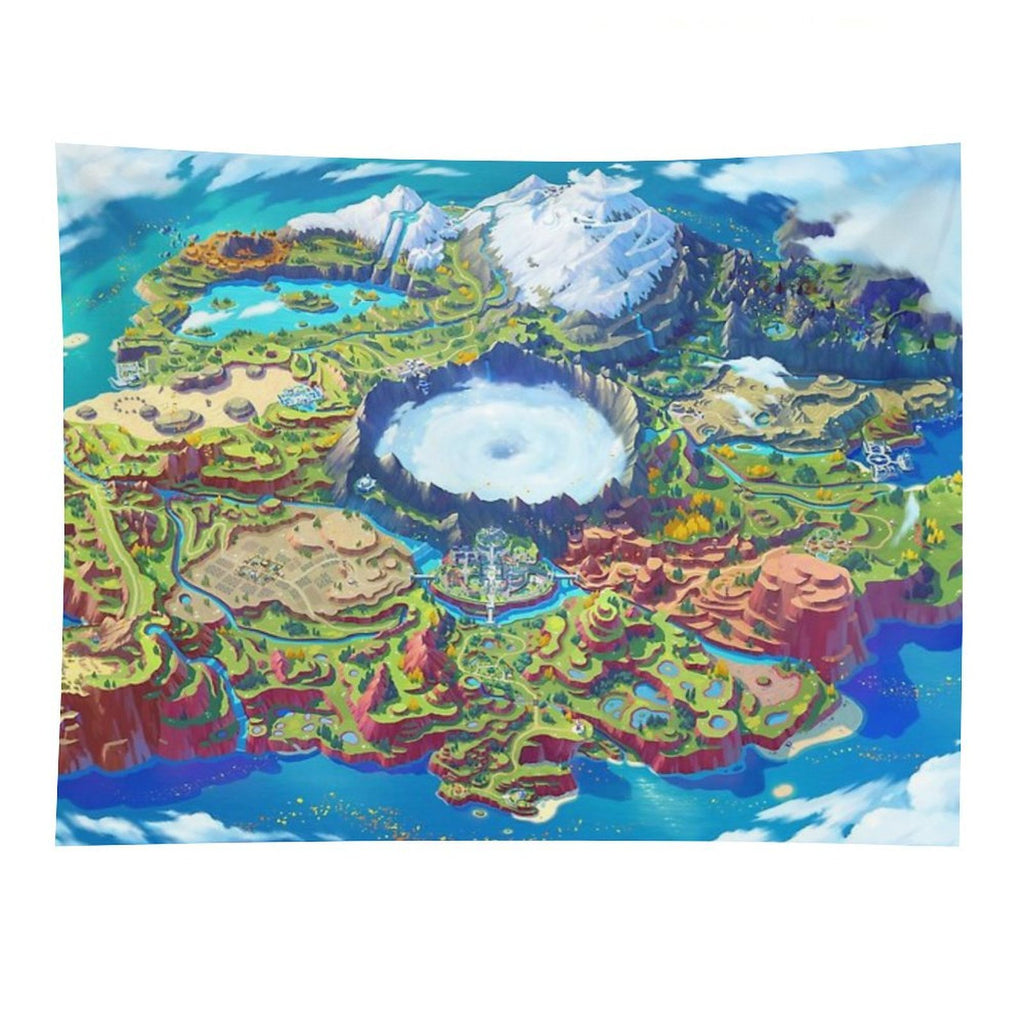 Paldea Map Tapestry