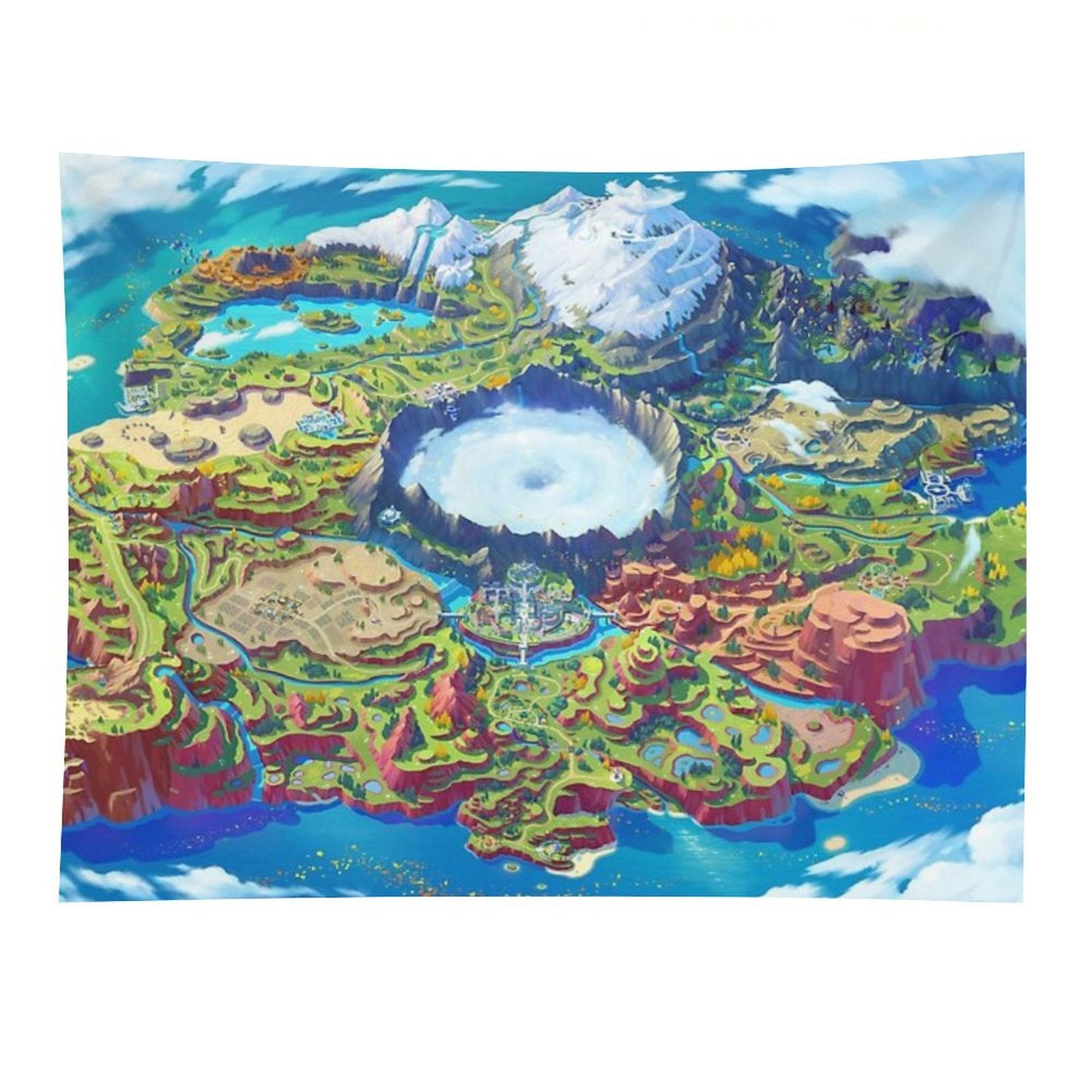 Paldea Map Tapestry