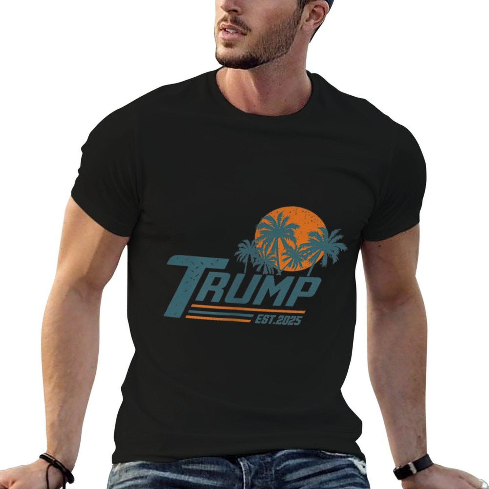 Funny Trump Shirt Gulf Of Us America Est 2025 ( 2 Side )  Relaxed-fit T-Shirt