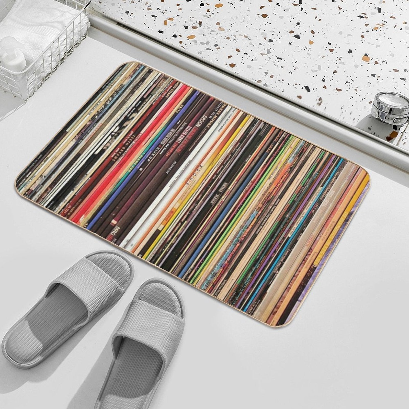 Ultimate Vinyl Record Collection  Pet-Safe Bath Mat