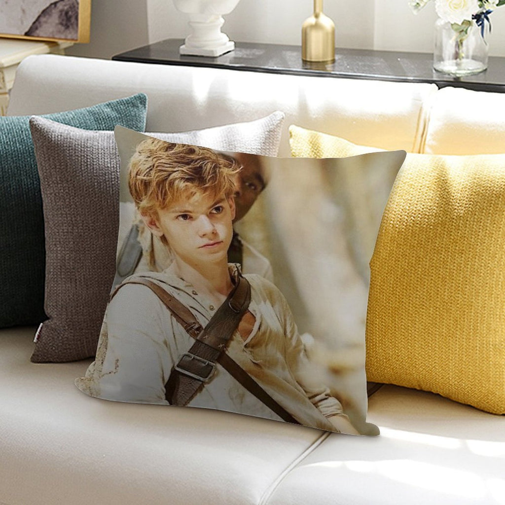 The Maze Runner - Newt 3 Soft Shrink-Resistant Throw Pillow