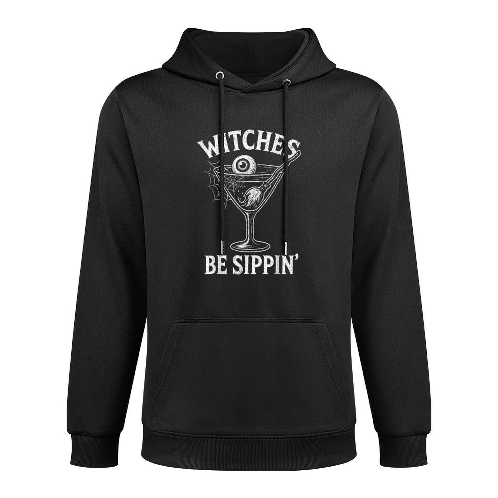 Witches Be Sippin Funny Halloween Party Look For Women Colorfast Hoodie