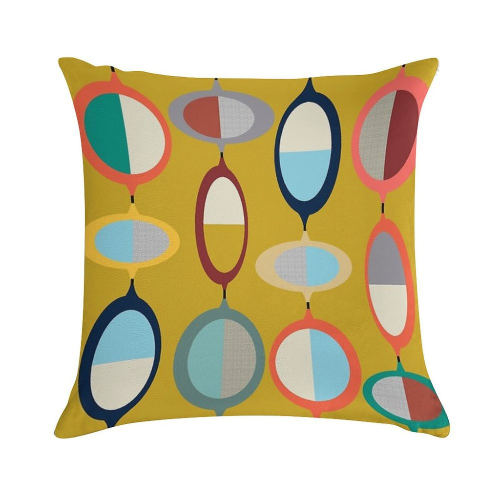 Mid-Century Modern #3 Soft Gift Ready Throw Pillow