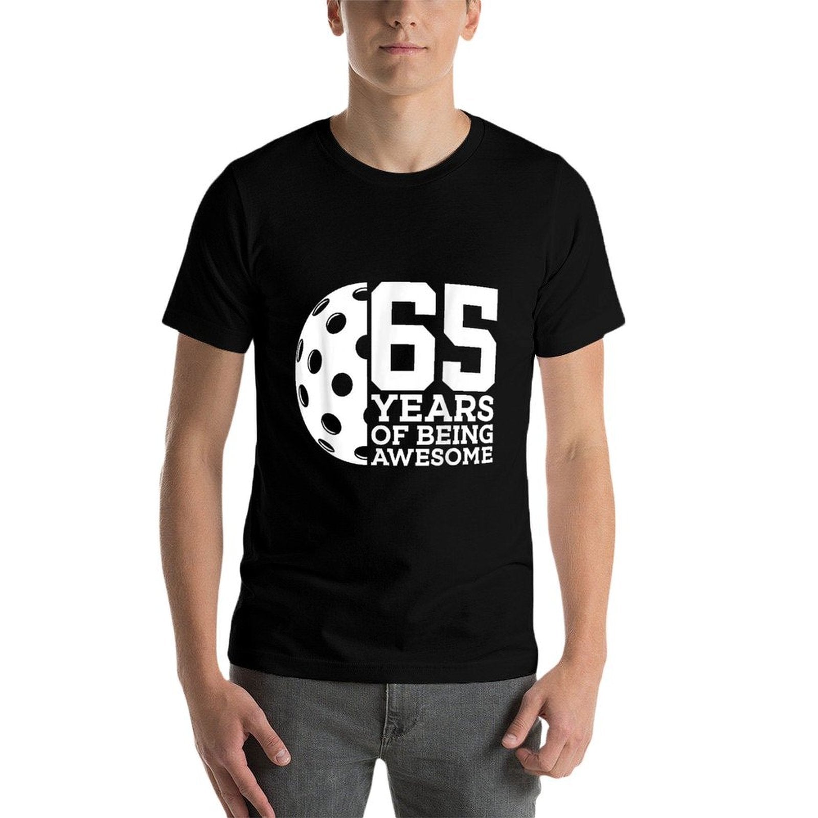65 YEARS OF BEING AWESOME PICKLEBALL 65TH BIRTHDAY  Affordable Price T-Shirt