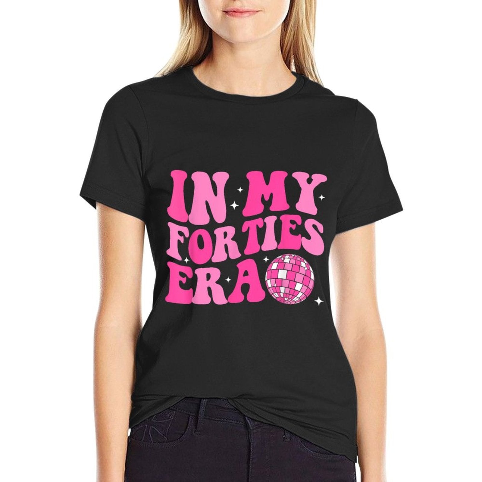 In My Forties Era Groovy Retro Happy 40th Birthday  Breathable T-Shirt