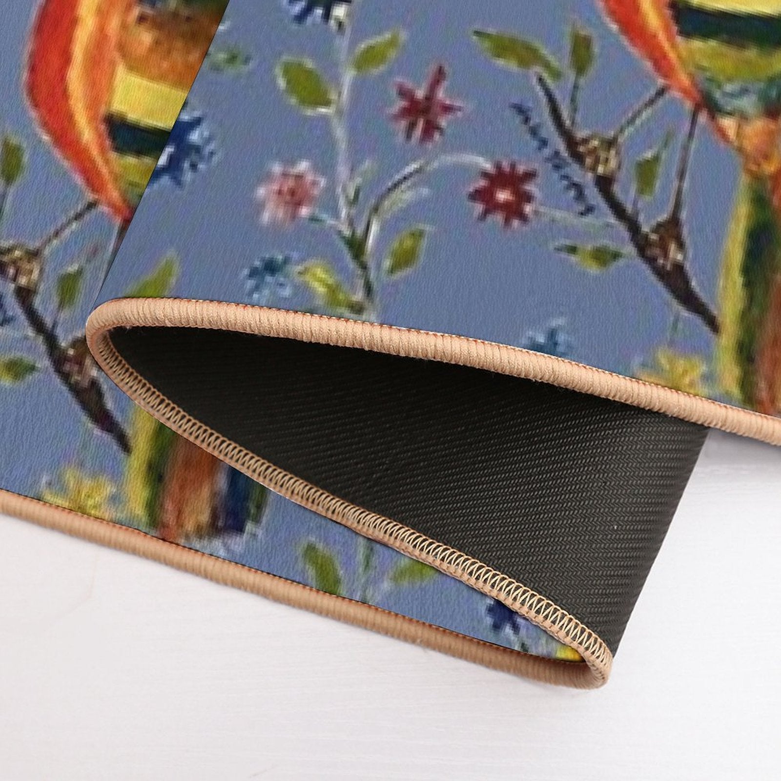 Tropical Bird  Odorless Bath Mat