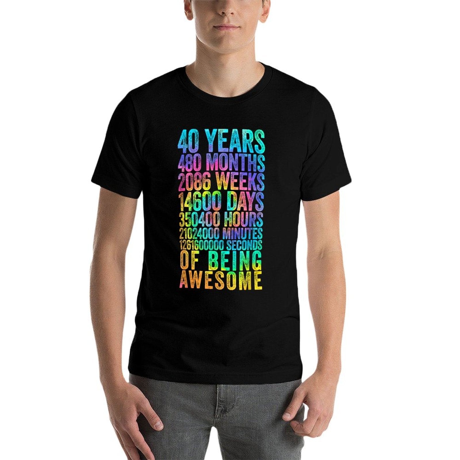 Funny 40th Birthday Old Meter Funny 40 Year Old Gifts  Versatile T-Shirt