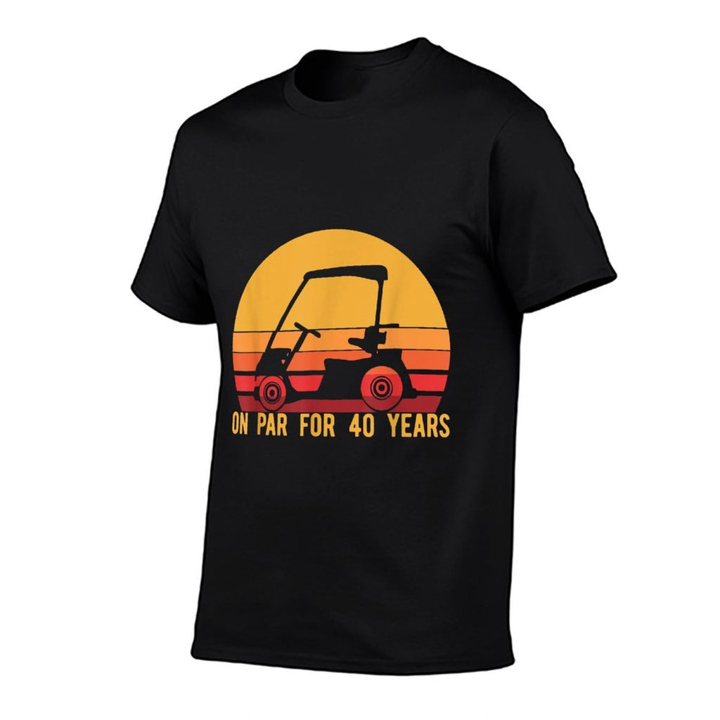 40th Birthday Golf, Turning 40 Golfing Gift  Polyester Blend T-Shirt