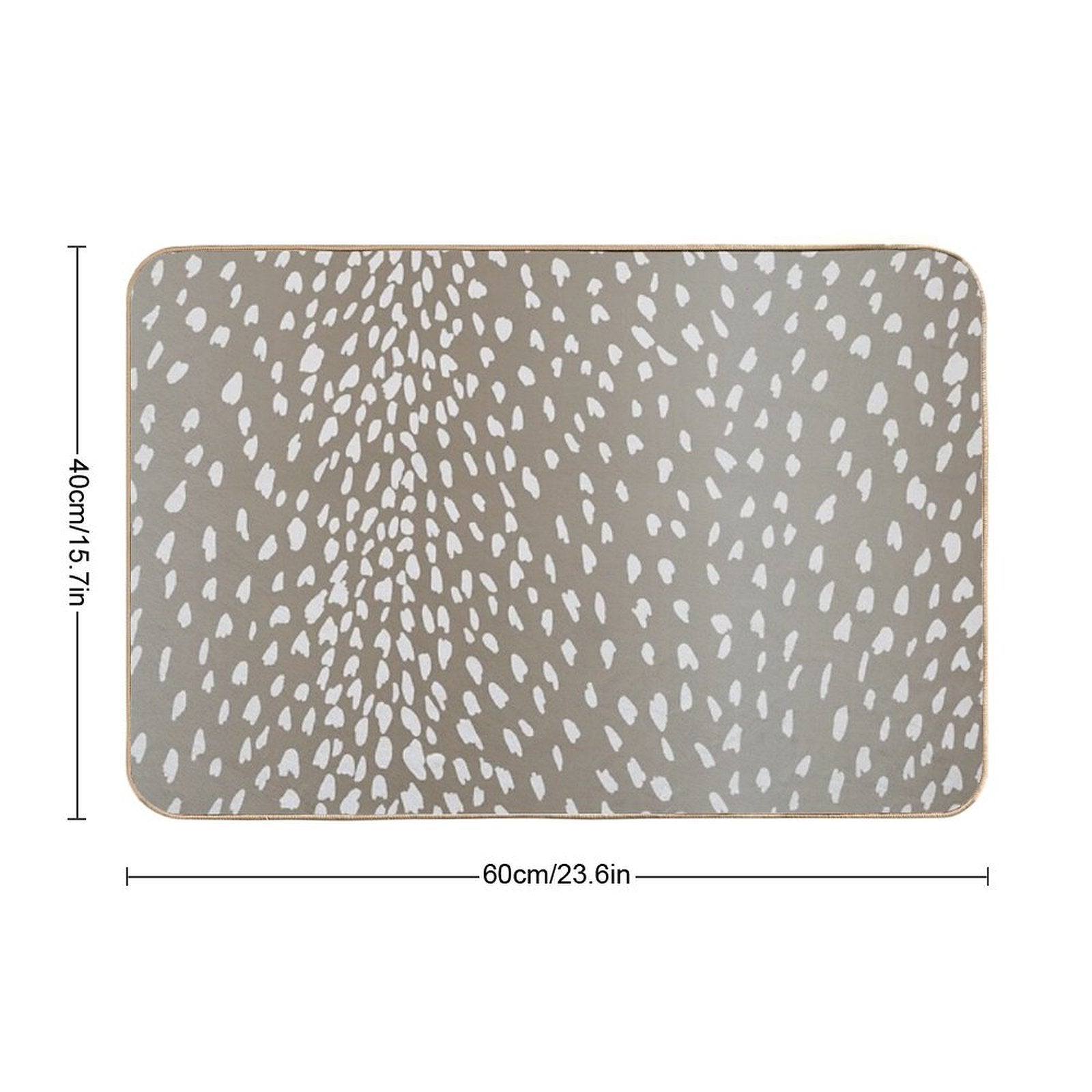 Antelope Fawn Print  Slip-Resistant Bath Mat