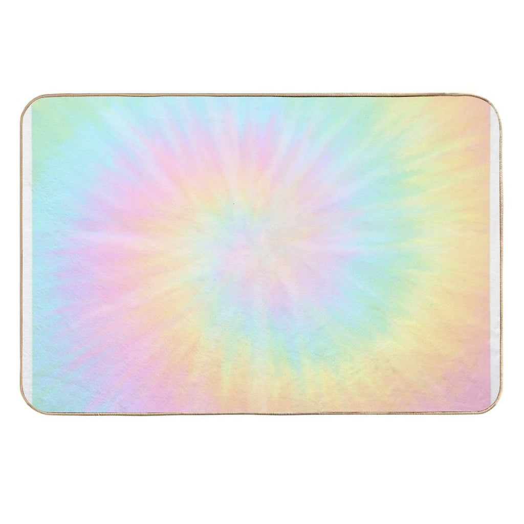 Tie Dye Pastel Wallpaper  Non-Slip Bath Mat