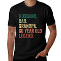 Husband Dad Grandpa 60 Year Old Legend 60th Birthday  Summer-ready Fabric T-Shirt