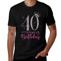 Womens Chapter 40 Years Old 40th Birthday Gifts Born In 1982  High-quality Stitching T-Shirt