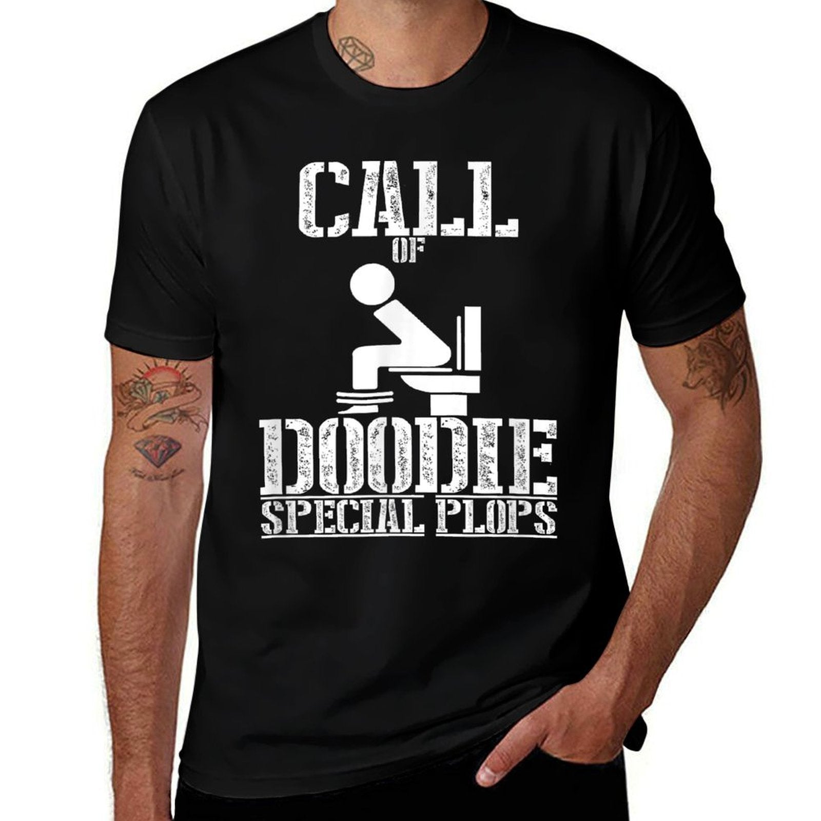 Call Of Doodie Special Plops T-shirt Duty  Trendy Pattern T-Shirt