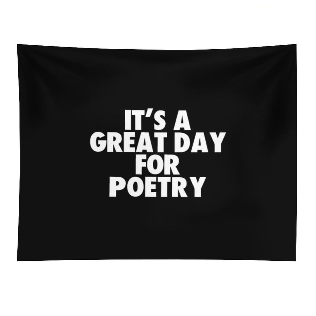 It's A Great Day for Poetry Tapestry