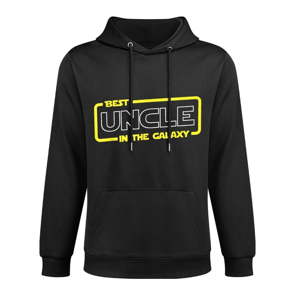 My Happy Big Family Gift Shop Best Uncle in The World  From Niece  Nephew Cotton-Polyester Blend Hoodie